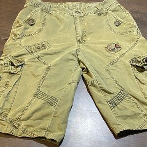 FSJ Men's Khaki Cargo Shorts